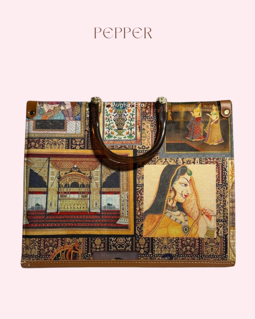 Mughal Tote Bag - Elegant Persian Design for Everyday Use