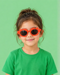 Kids Sunglasses — PS05 "Poppy Wild Flower" | Smoke Black Lenses