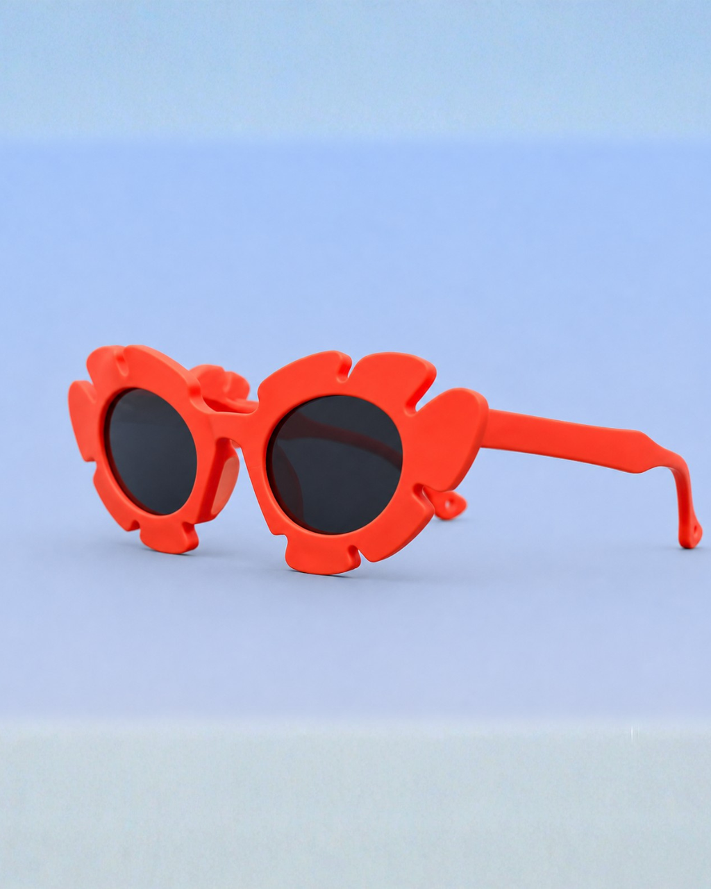 Kids Sunglasses — PS05 "Poppy Wild Flower" | Smoke Black Lenses