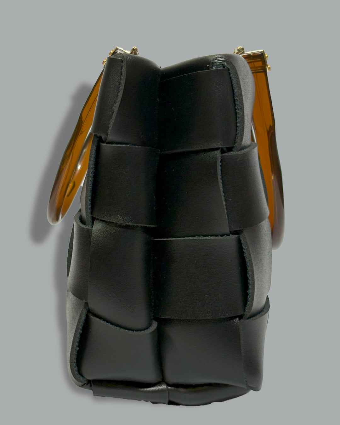 Woven Handbag - Noir Weave Handbag