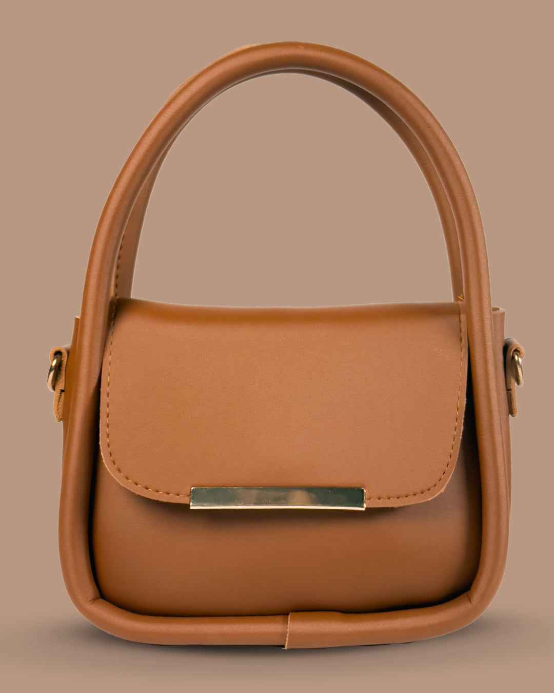 Crossbody Brown Baguette - Stylish and Practical