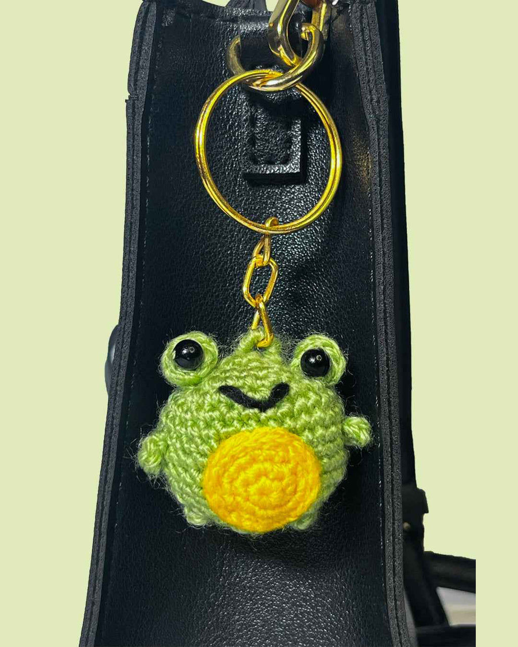 Lucky Little Froggy Keychain Bag Charm - Adorable and Fun Accessory
