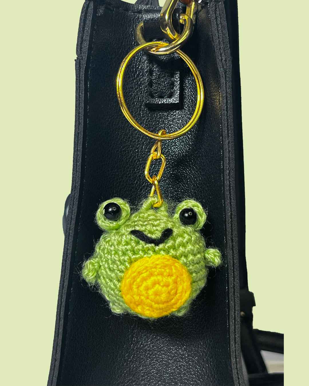 Lucky Little Froggy Keychain Bag Charm - Adorable and Fun Accessory