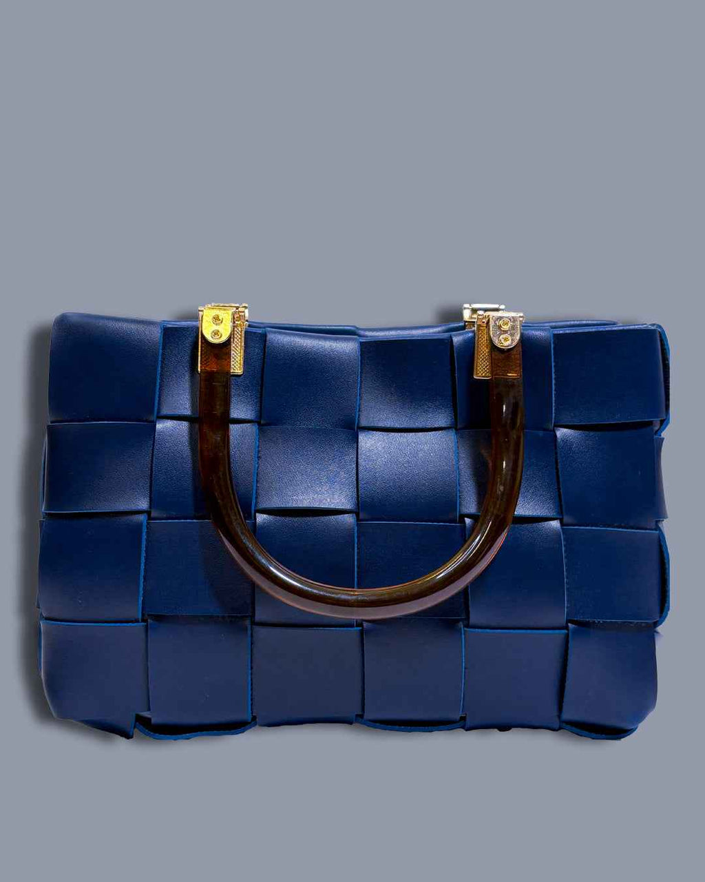 Woven Handbag - Blue Midnight Weave Handbag - Pepper
