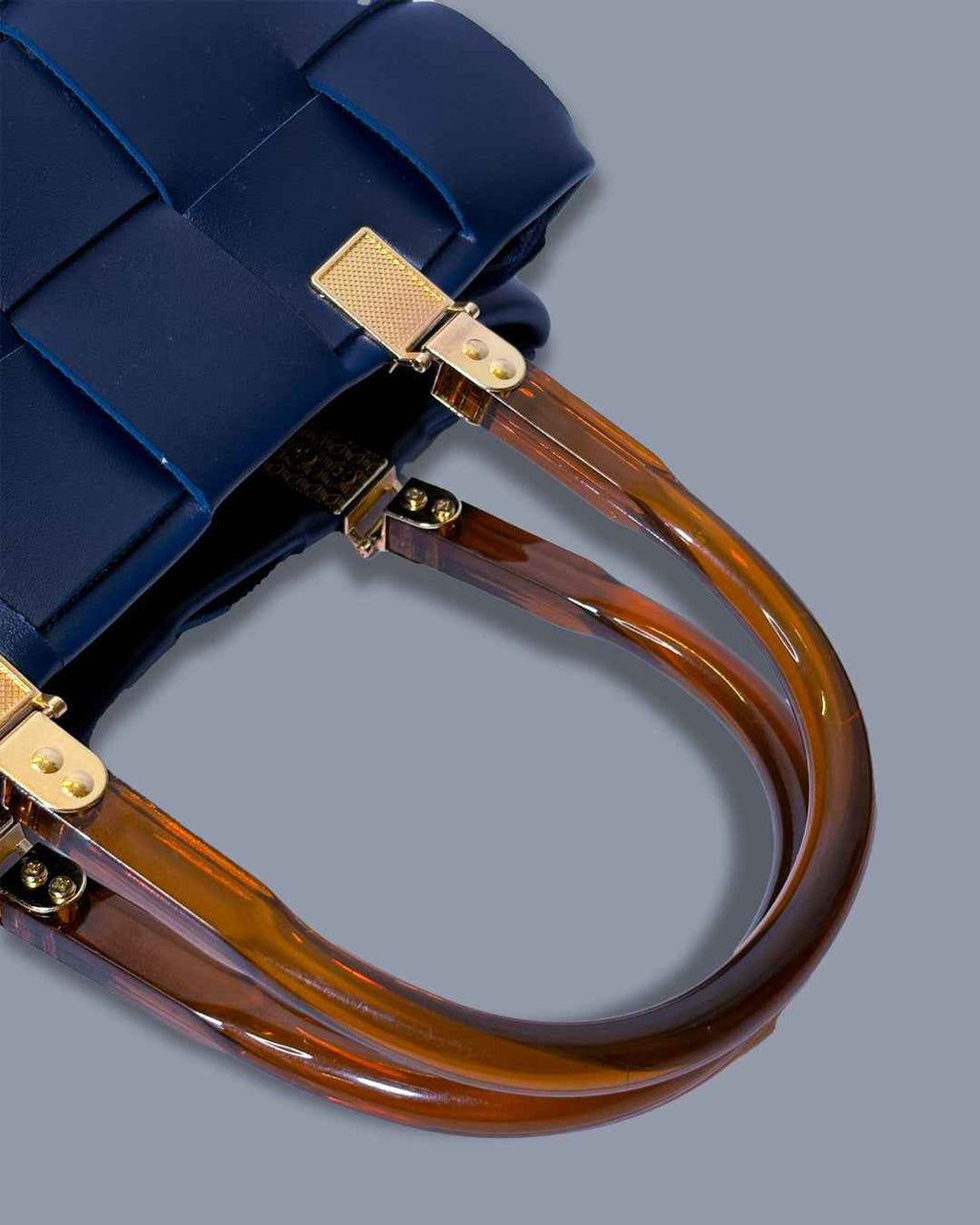 Woven Handbag - Blue Midnight Weave Handbag - Pepper