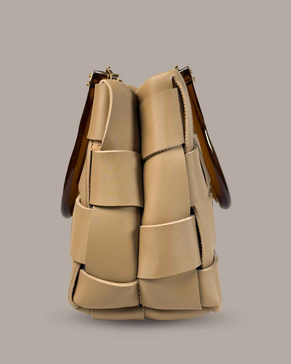 Woven Handbag - Skin Tone Weave Handbag
