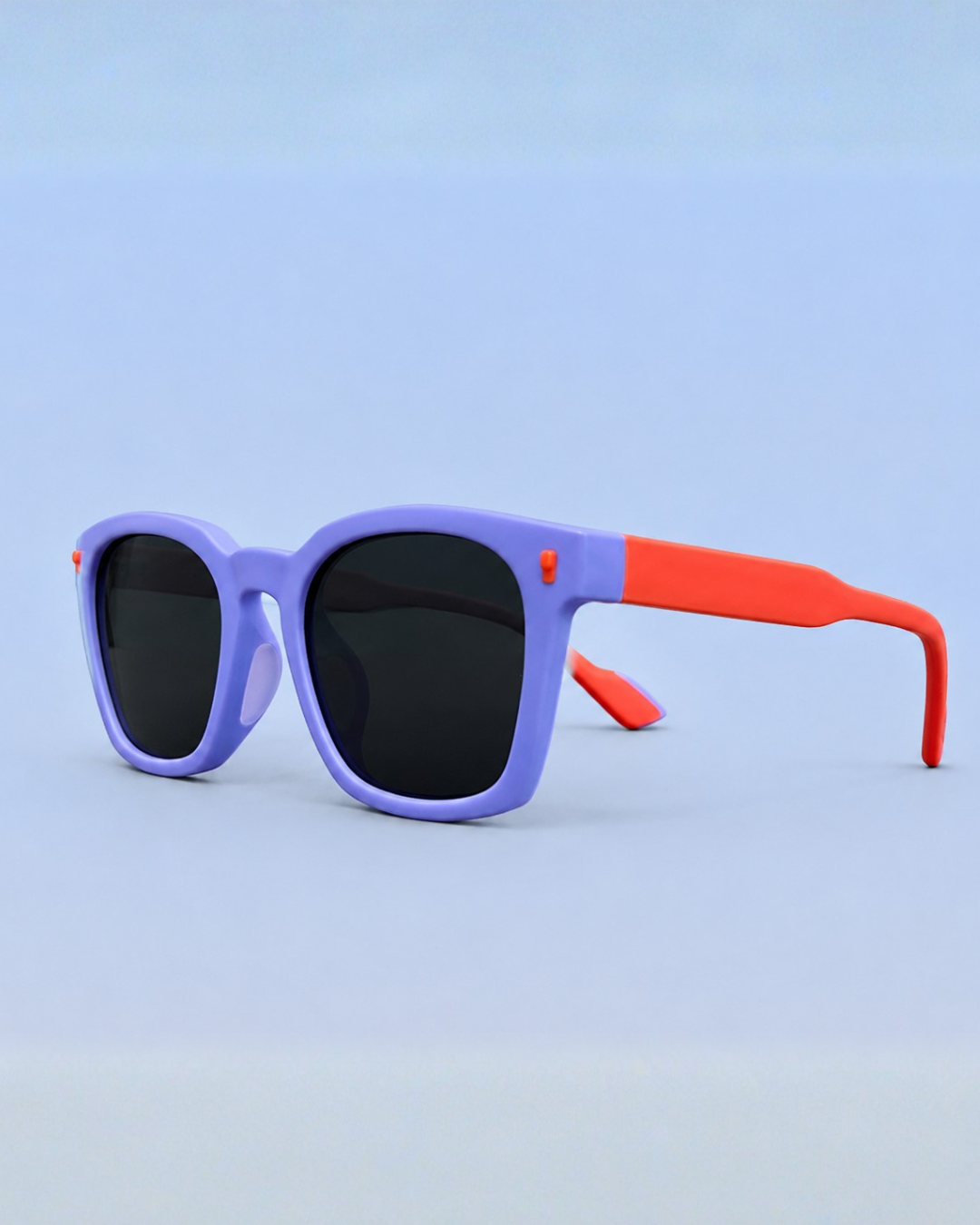 Kids Sunglasses — PS04 "Bubblegum Kick" Wayfarer | Smoke Black Lenses