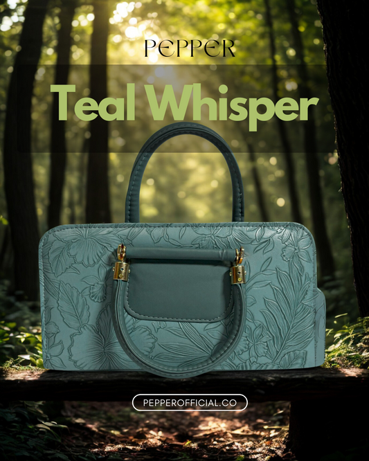 Teal Whisper- Handbag