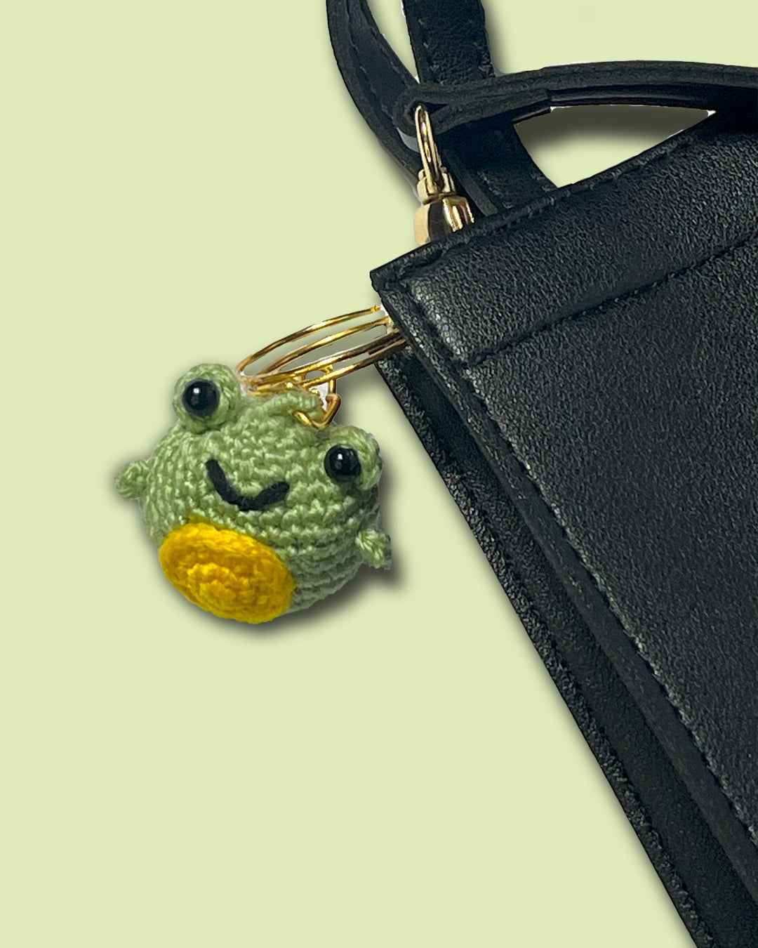 Lucky Little Froggy Keychain Bag Charm - Adorable and Fun Accessory