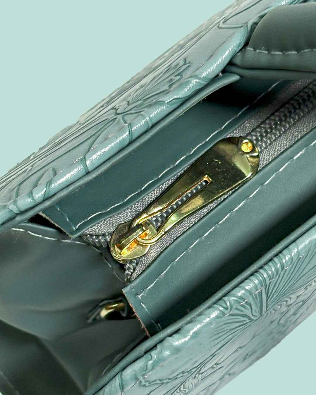 Teal Whisper- Handbag