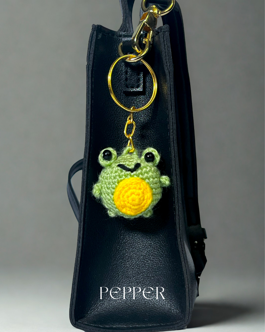 Lucky Little Froggy Keychain Bag Charm - Adorable and Fun Accessory