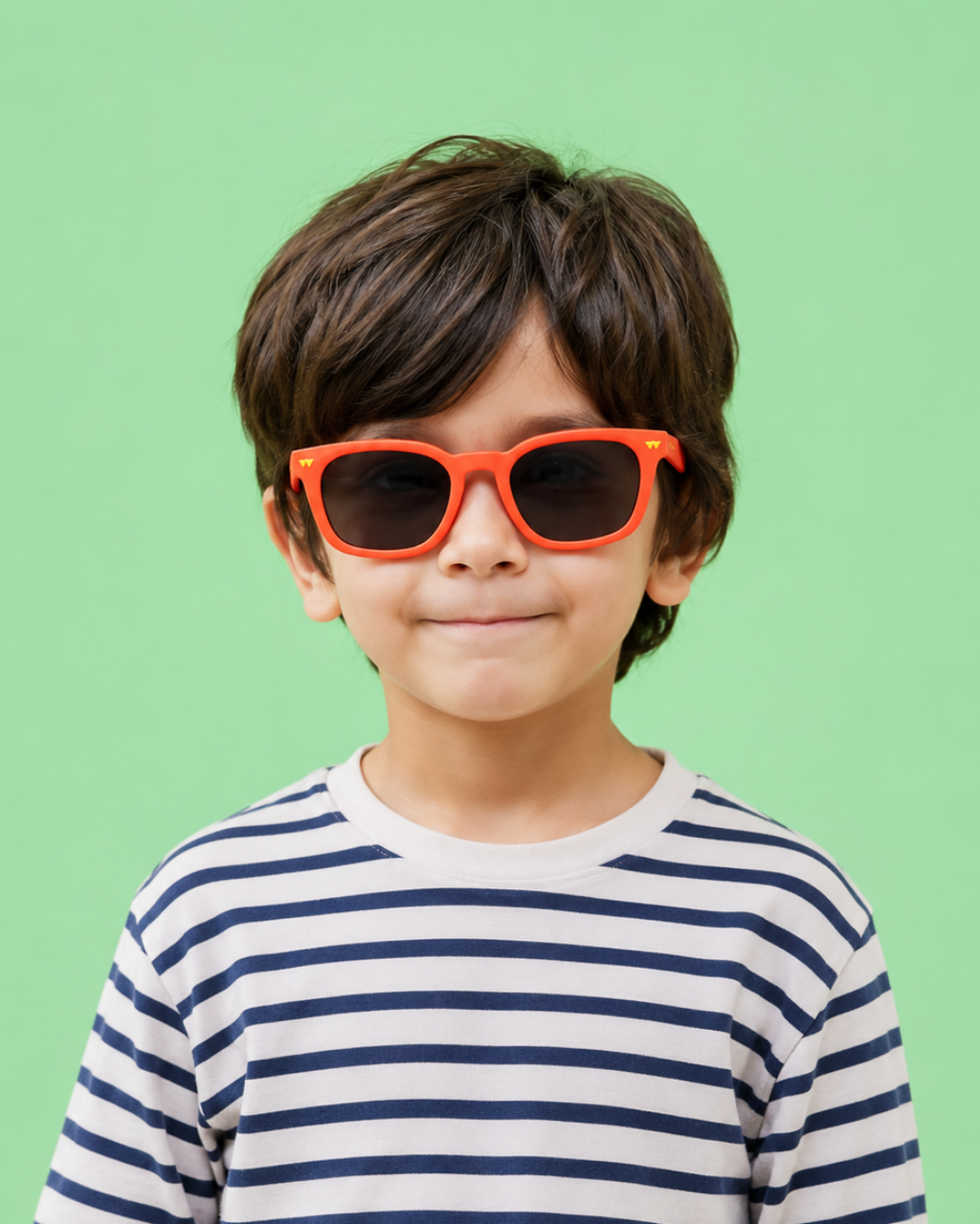 Kids Sunglasses — PS01 "Rocket Red" Wayfarer | Smoke Black Lenses