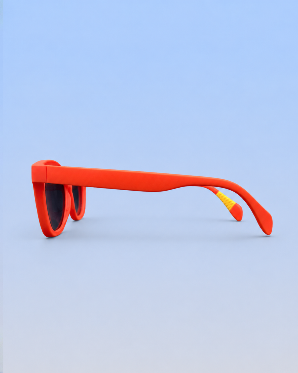 Kids Sunglasses — PS01 "Rocket Red" Wayfarer | Smoke Black Lenses