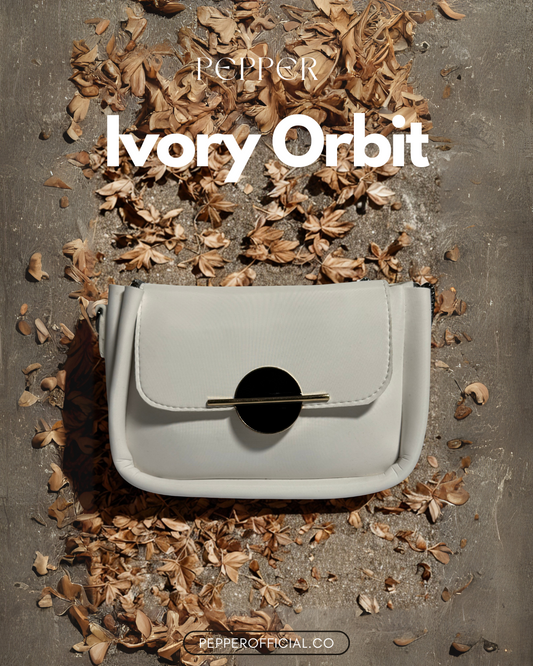Sling Bag Ivory Orbit - Stylish and Versatile Accessory - Pepper