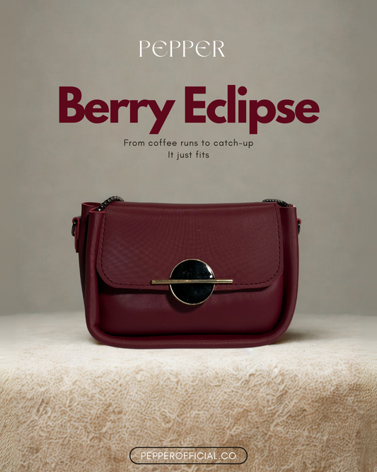 Sling Bag Berry Eclipse - Stylish and Functional Messenger Bag - Pepper