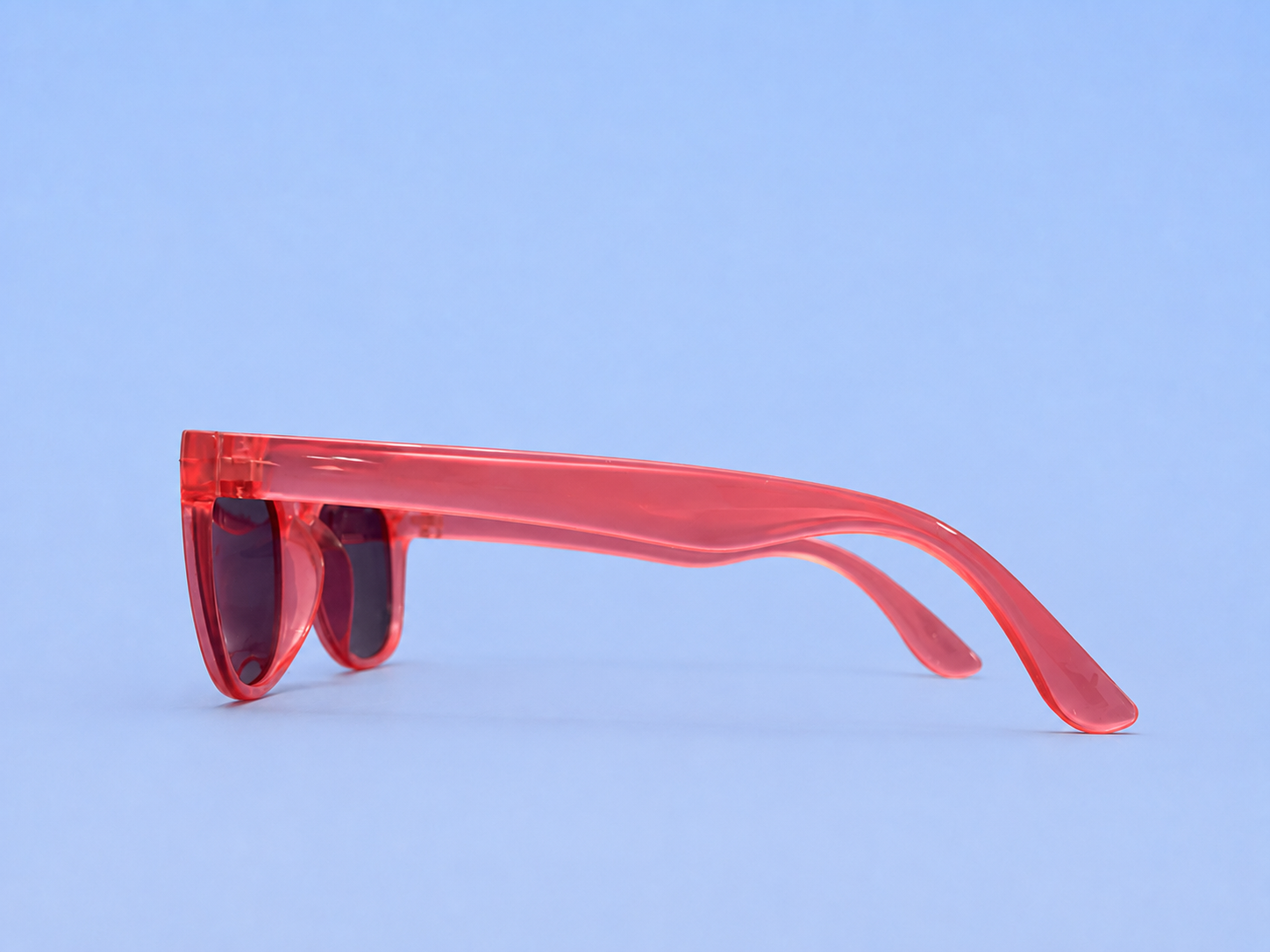 Kids Sunglasses — PS06 "Cherry Blaze" Wayfarer | Ruby Mirror Lenses