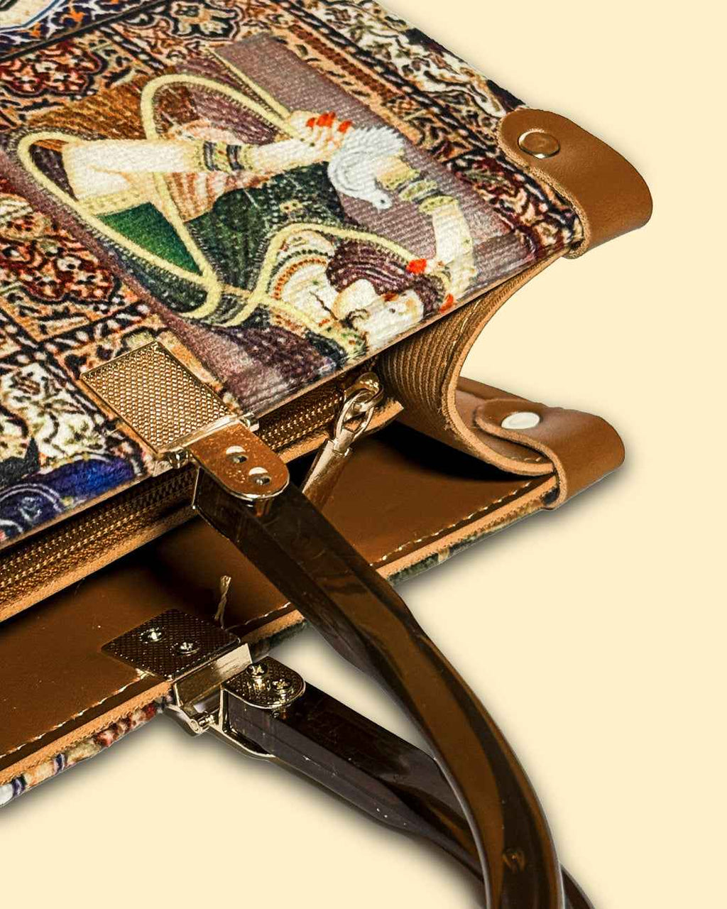 Mughal Tote Bag - Elegant Persian Design for Everyday Use - Pepper