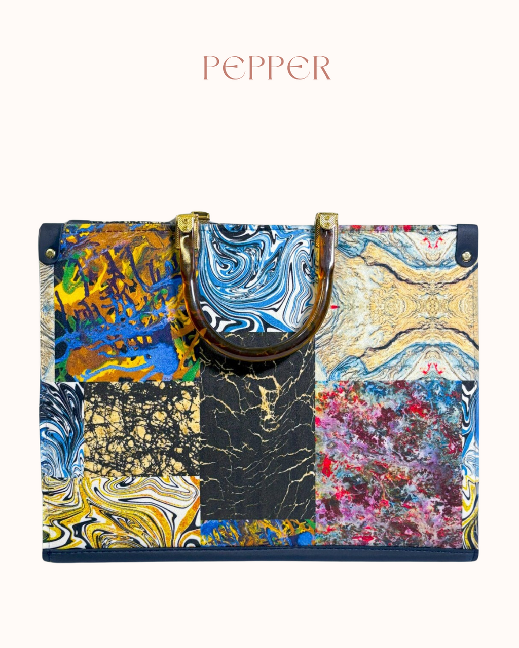 Artblock Tote Bag - Elevate Your Style with Bold Expression and Everyday Fashion