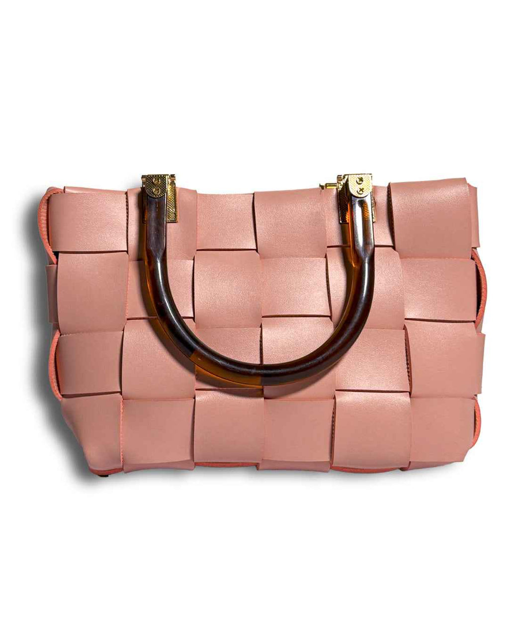 Woven Handbag - Blush Pink Woven Handbag - Pepper
