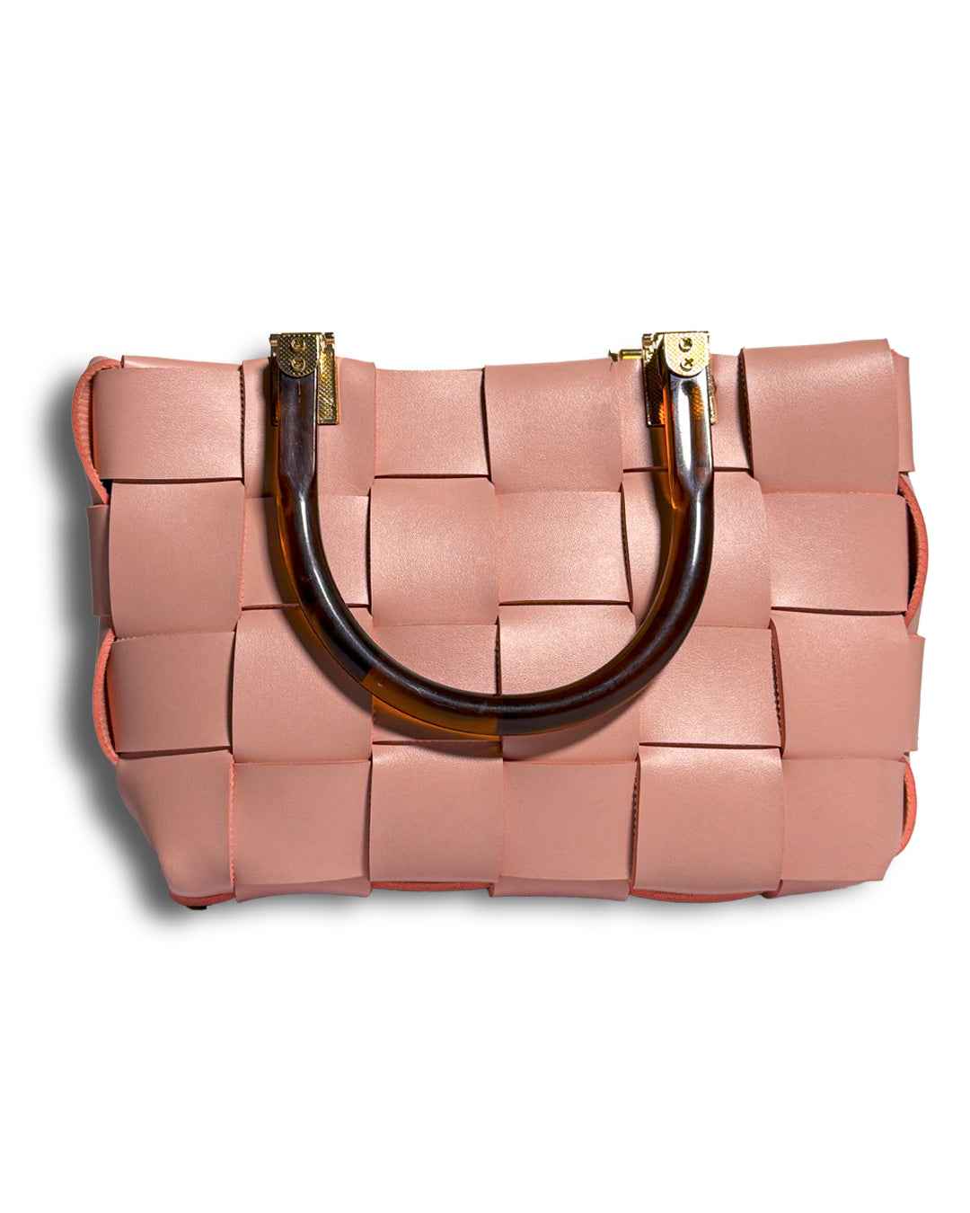Woven Handbag - Blush Pink Woven Handbag - Pepper