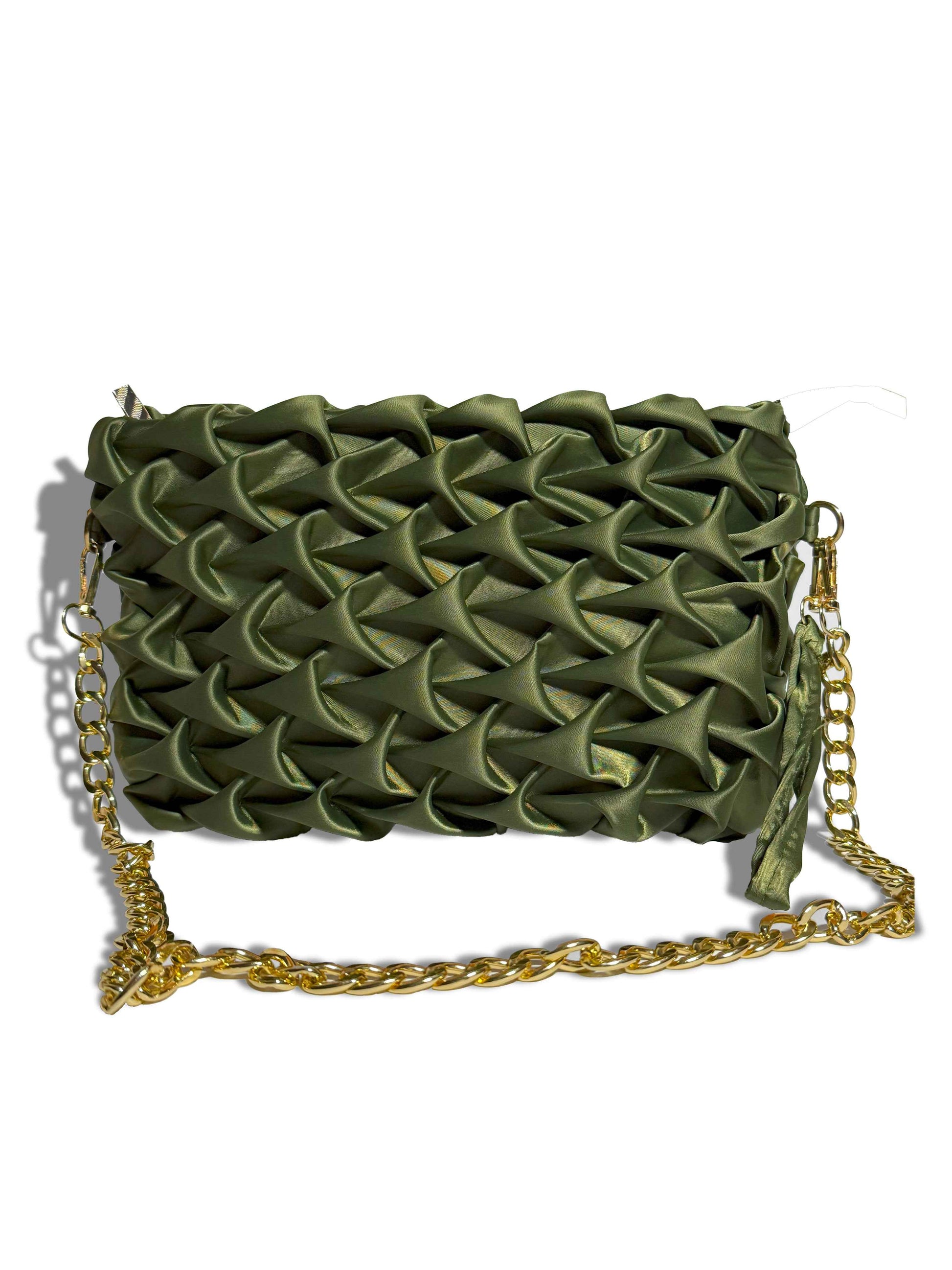Clutch Sling Bag Green Matrix - Stylish and Functional - Pepper
